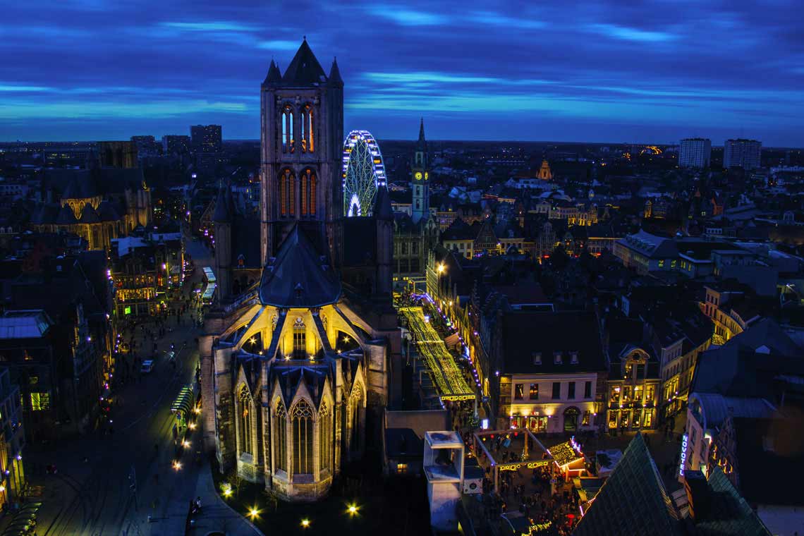 Weihnachtsmarkt in Brüssel